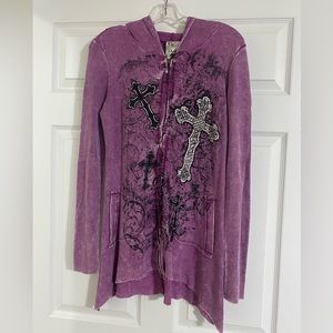 Vocal Apparel long sleeve in pink. Size medium.